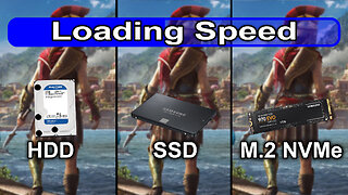 HDD vs SSD vs NVMe m2 Speed Test Benchmark