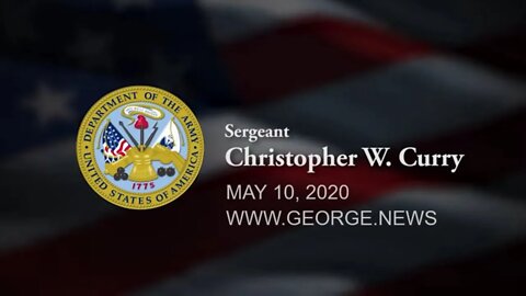Army Sgt. Christopher W. Curry - Dignified Transfer, May 10, 2020