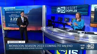 Monsoon season 2022 coming to an end