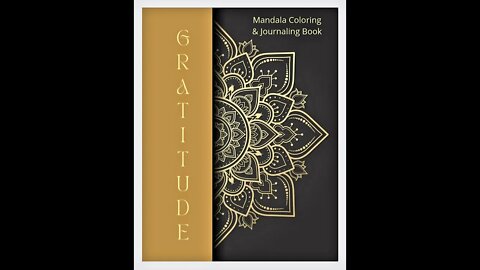 Elegant Mandala Coloring & Gratitude Journal #coloring #gratitude #selfcare