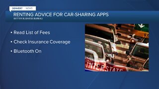 BBB tips for using car sharing apps