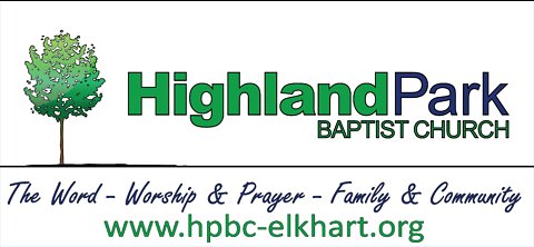 Highland Park Baptist Church Bulletin May 22nd