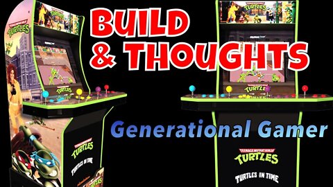 Teenage Mutant Ninja Turtles - Arcade1up TMNT Arcade (Build and Thoughts)