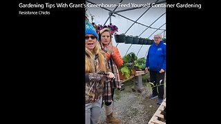 Gardening Tips With Grant's Greenhouse-Feed Yourself Container Gardening