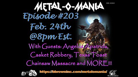 #203 - Metal-O-Mania - Angelus Apatrida - Casket Robbery - TTCM Crossover Special