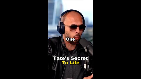 Andrew Tate's Secret To Life