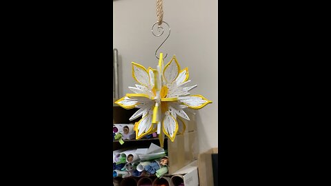 Paper quilling snowflake 3D