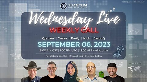 QSI Weekly Wednesday Panel Call - Prigozhin (Wagner) Interview Review Part 1 (Sept 6, 2023)
