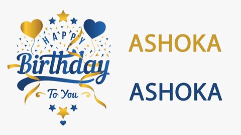 Happy Birthday to Ashoka - Hindi Birthday Wish From Birthday Bash