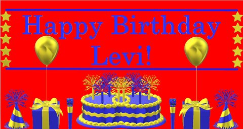Happy Birthday 3D - Happy Birthday Levi - Happy Birthday To You - Happy Birthday Song