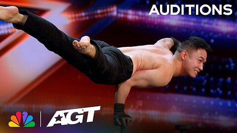 Chen Lei unleashes the extraordinary with INCREDIBLE hand balancing! - Auditions - AGT 2023