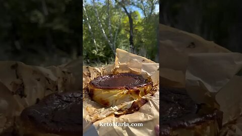 Keto Basque Cheesecake ❤️ #bestrecipe #sugarfree #cheesecake #dessertrecipe