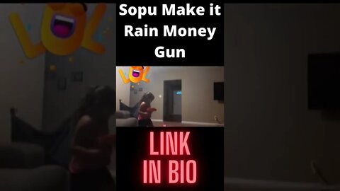 Sopu Make it Rain Money Gun Paper Playing Spary Money Toy Gun #shorts