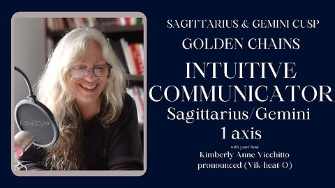 Sagittarius Gemini 1. Intuitive Communication. Golden Chains. Symbol. Psychology .Gems. Sabian