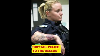 Ponytail Police Saved By Men - If He Wanted Her Gun He Could Have Taken It - Do You Feel Safe?