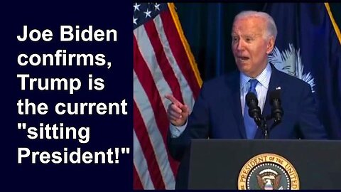 BREAKING! JOE BIDEN CONFIRMS, TRUMP IS THE CURRENT "SITTING PRESIDENT" LIVE ON NATIONAL TV!