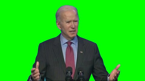 Biden thugs green screen