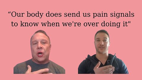 Discussing the Saying "No Pain No Gain" with Dr. Greg Schneider & Shawn Needham R. Ph.