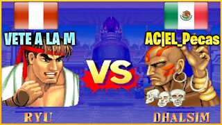 Street Fighter II': Champion Edition (VETE A LA M Vs. AC|EL_Pecas) [Peru Vs. Mexico]