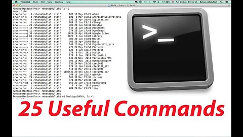 25 Terminal Commands For Beginners, Programmers & MacOS Users