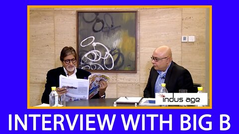 INDUS AGE's EXCLUSIVE INTERVIEW WITH THE 'BIG B' OF BOLLYWOOD, Amitabh Bachchan