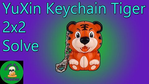 YuXin Keychain Tiger 2x2 Solve