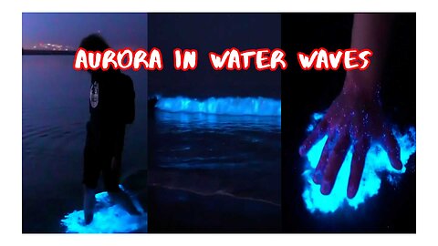 Magic in the North Pole Sea Water | Aurora in Water Waves