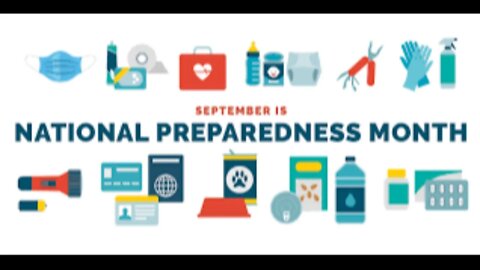 Be prepared! National Preparedness Month!