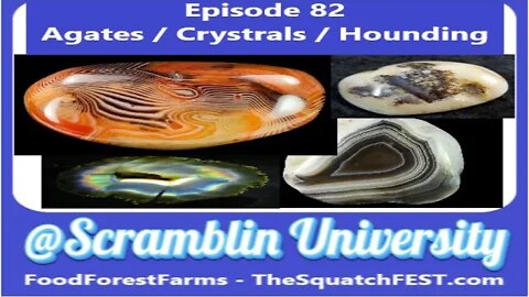 @Scramblin University - Episode 82 - Agates / Crystals / Rockhounding
