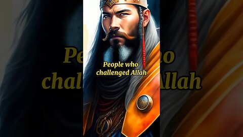 People who challenged Allah #youtubeshorts #islamicvideo #shortsfeed