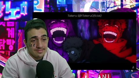 Rap do Yuji Itadori (Jujutsu Kaisen) - PUNHO DIVERGENTE | Takeru [Prod. 808 Ander] [ React ]