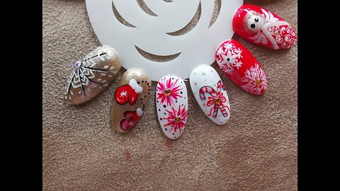 Nail Art Christmas Model 💅❄👼🧤❄