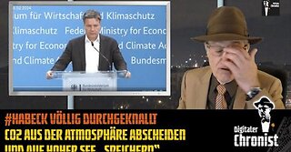 #Habeck völlig durchgeknallt - CO2 aus der Atmosphäre abscheiden und auf hoher See „speichern“