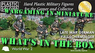 🔴 What's in the Box ☺ Plastic Soldier Co 15mm ww2 German Fallschirmjager Company