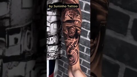 Stunning work by Juninho Tattoo #shorts #tattoos #inked #youtubeshorts