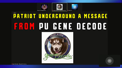 Patriot Underground A Message from PU Gene Decode 11/23/23..