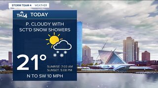 Southeast Wisconsin weather: Scattered snow showers and cold Friday