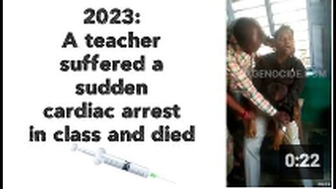 2023: A teacher suffered a sudden cardiac arrest in class and died 💉