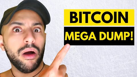 BITCOIN MEGA DUMP!!!!!!!?