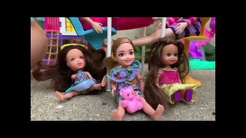 Rainbow & Boo Boo Park Play Barbie Dolls