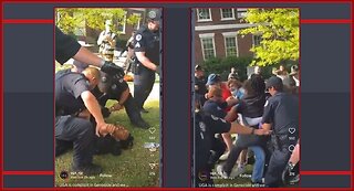 Chaos at the University of Georgia as police detain pro-Palestinian protesters.