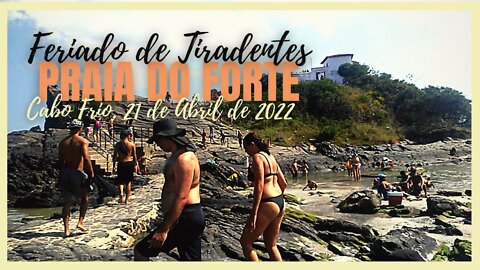 💚💛🐬🌞🔥PRAIA DO FORTE - 🌞CABO FRIO - RJ - FERIADO TIRADENTES - 21/02/2022