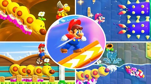 Super Mario Bros. Wonder - All Wiggler Races