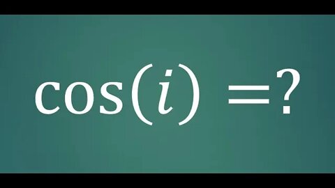 Trig ratios of i