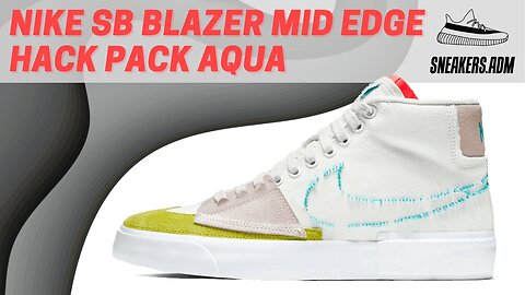 Nike SB Blazer Mid Edge Hack Pack Aqua - CI3833-101 - @SneakersADM