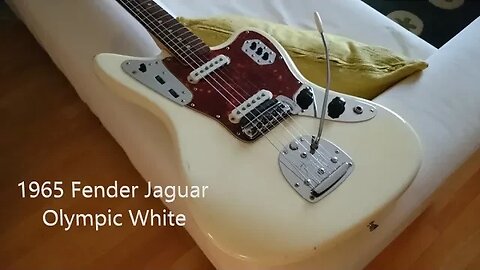 Guitar Demo 1965 Fender Jaguar Olympic White