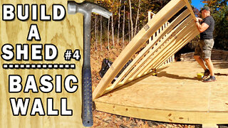 Build a Shed - Frame a Basic Shed Wall - Video 4/17