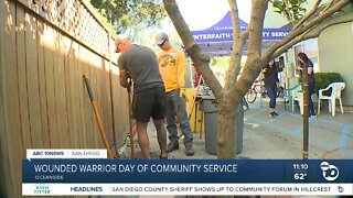 Wounded Warrior Battalion West Community Service Event