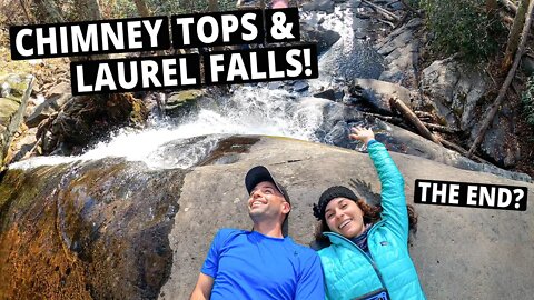 Our LAST hike in the Smokies! Laurel Falls & Chimney Tops Trail (Ep. 7)