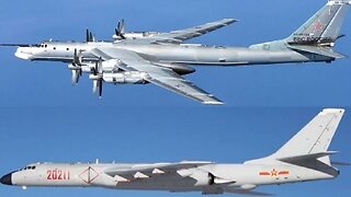 China & Russia Get Cozy-Joint Bomber Flights Appear Off Coast-6 Russian aircraft near Alaska